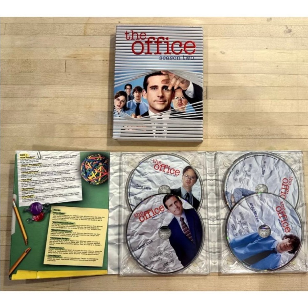 The Office Classic Television Series DVD The Office Season 2. Four DVD discs.